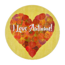 I Kärlek Höst!—Red Aspen Löv Heart 1!