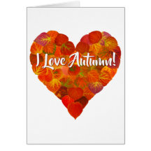 I Kärlek Höst!—Red Aspen Löv Heart 1!