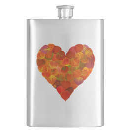 I Kärlek Höst, subtil - Red Aspen Löv Heart 1 Fickplunta