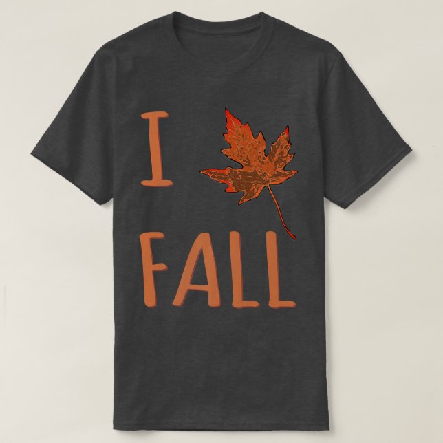 I Kärlek höst T Shirt (Design framsida)