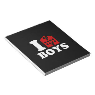 I Kärlek Hotel Boys Anteckningsblock