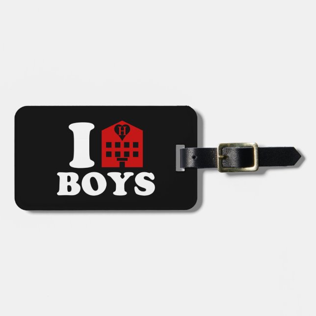 I Kärlek Hotel Boys Bagagebricka (Horisontell Framsida)