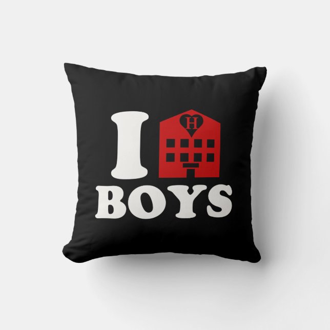 I Kärlek Hotel Boys Kudde (Framsida)