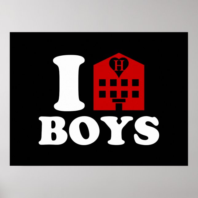 I Kärlek Hotel Boys Poster (Framsidan)