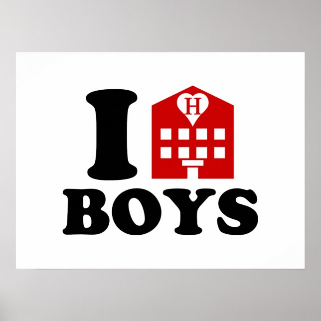 I Kärlek Hotel Boys Poster (Framsidan)