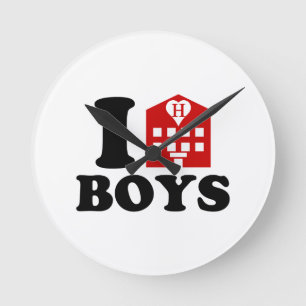 I Kärlek Hotel Boys Rund Klocka
