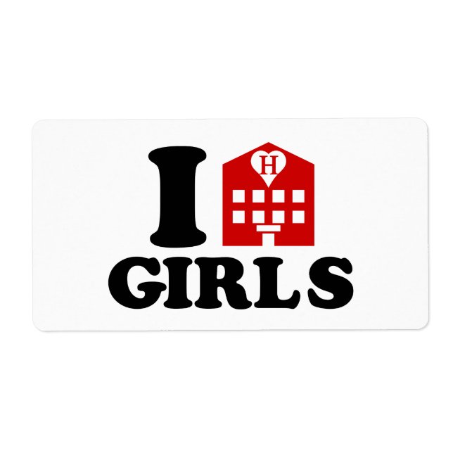 I Kärlek Hotel Girls Fraktsedel (Framsidan)