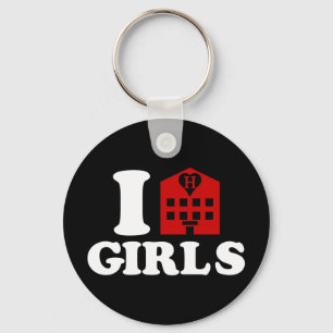 I Kärlek Hotel Girls Nyckelring