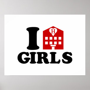 I Kärlek Hotel Girls Poster