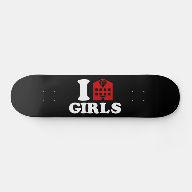 I Kärlek Hotel Girls Skateboard Bräda 19,5 Cm (Horz)
