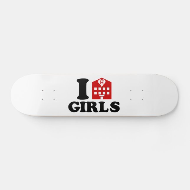 I Kärlek Hotel Girls Skateboard Bräda 20 Cm (Horz)