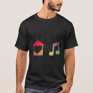I Kärlek House Music Edm Techno Dance Music Festiv T Shirt