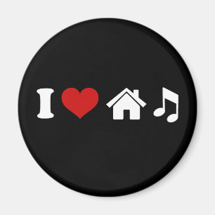 I Kärlek House Music Magnet Ibiza Party-gåvor