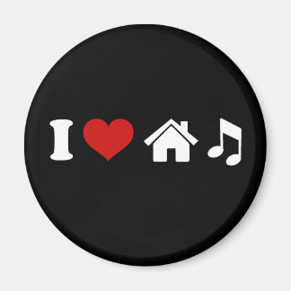 I Kärlek House Music Magnet | Ibiza Party-gåvor