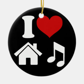 I Kärlek House Music Ornament | Ibiza Dancing Part