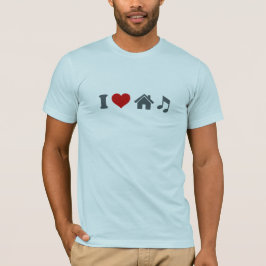 I Kärlek House Music T-Shirt