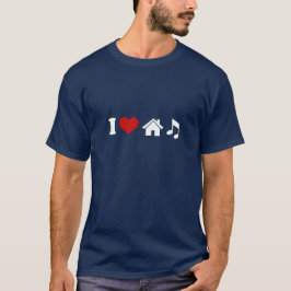 I Kärlek House Music T-Shirt