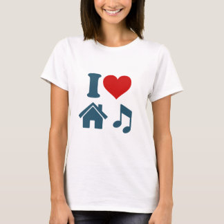I Kärlek House Music T-shirt
