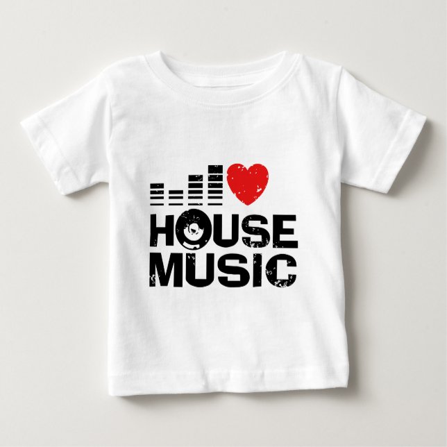 I Kärlek House Music Tee (Framsida)
