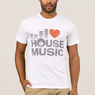 I Kärlek House Music Tee Shirt