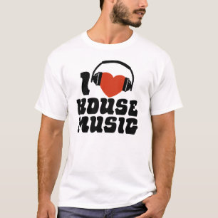 I Kärlek House Music Tee Shirt