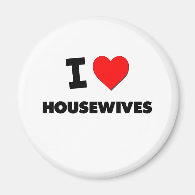I Kärlek Housewives Magnet (Framsidan)