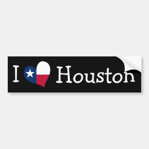 I Kärlek Houston Bildekal