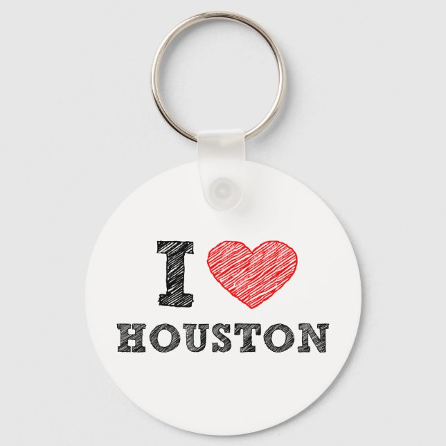 I Kärlek Houston Nyckelring (Framsida)