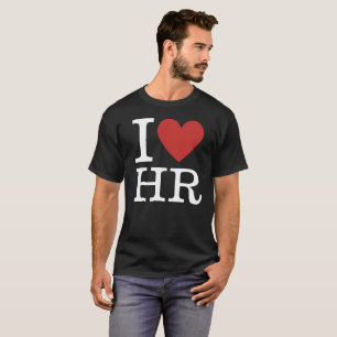I ❤️ KÄRLEK HR ANPASSNINGSBAR MANAR T SHIRT