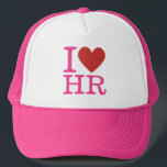 I ❤️ Kärlek HR (HR-avdelningen) ANPASSADE Keps<br><div class="desc">"Lås upp kraften av passion och professionalism med vår Truckerkeps "I ❤️ Kärlek HR", en designad i påstående biet som uteslutande är avsedd för de särskilda hjältarna från de höga representantens avdelningar överallt. Oavsett om du organiserar sömlösa påbyggnadsprocesser, skapar en integrationskultur eller navigerar i de komplicerade anställningsförhållandena, symboliserar det ditt...</div>