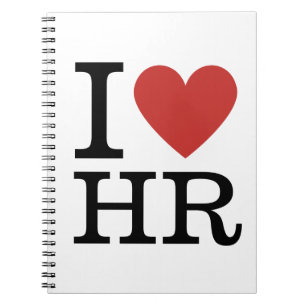 I ❤️ Kärlek HR - HR-avdelningen/personalavdelninge Anteckningsbok