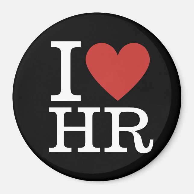 I ❤️ Kärlek HR - HR Department - Magnet (Framsidan)
