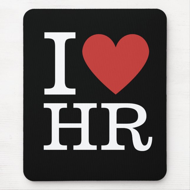 I ❤️ Kärlek HR - HR Department - Musmatta (Framsidan)