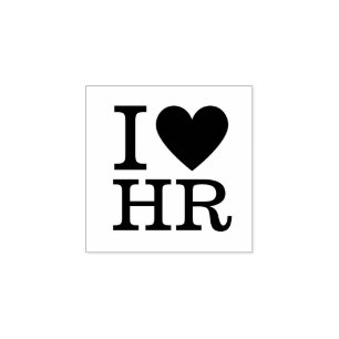 I ❤️ Kärlek HR - Personalavdelningen Stämpel