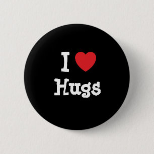 I kärlek Hugs anpassningsbar personlig Knapp