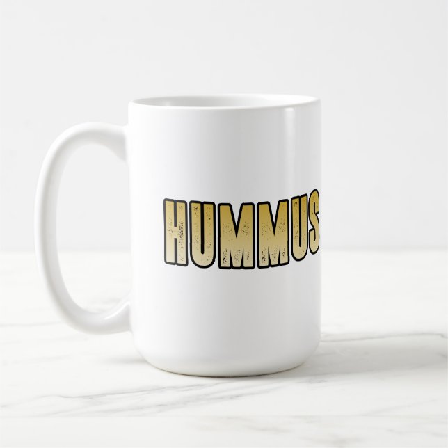 I kärlek hummus kaffemugg (Vänster)