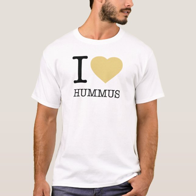 I KÄRLEK HUMMUS T SHIRT (Framsida)