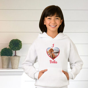 I kärlek Hund Photo Namn Heart T Shirt
