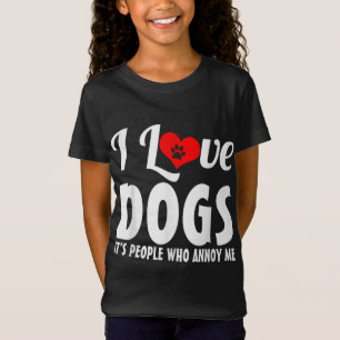 I Kärlek Hundar, dess folk som känner mig Hund Pup T Shirt
