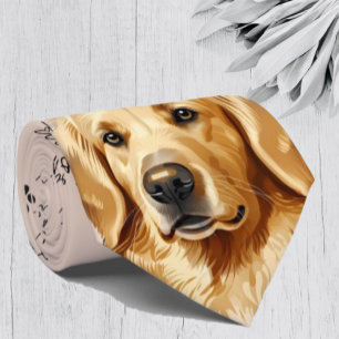 I Kärlek Hundar Golden Retriever Labrador Neck Tie Slips