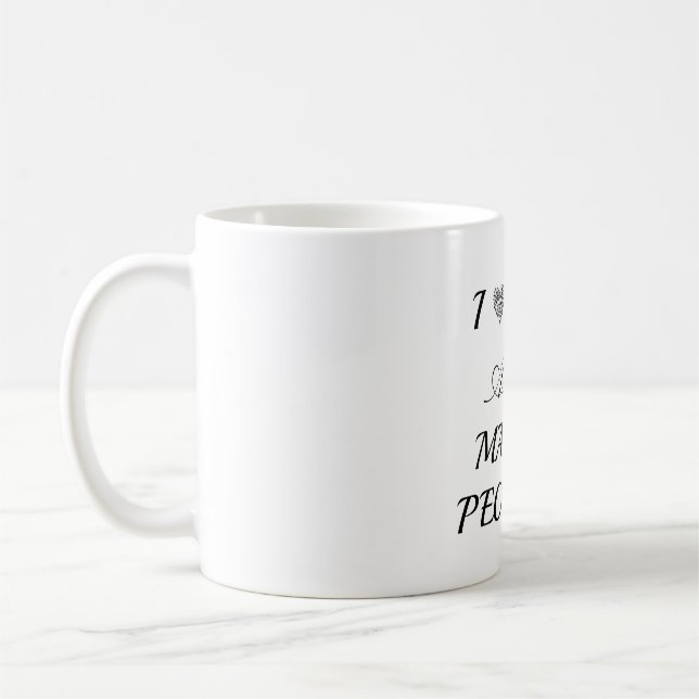I KÄRLEK HUNDAR OCH KANSKE 3 MÄNNISKOR KAFFEMUGG (Vänster)