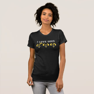 i KÄRLEK HUNDAR T Shirt