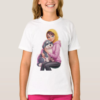 I KÄRLEK HUNDAR T SHIRT