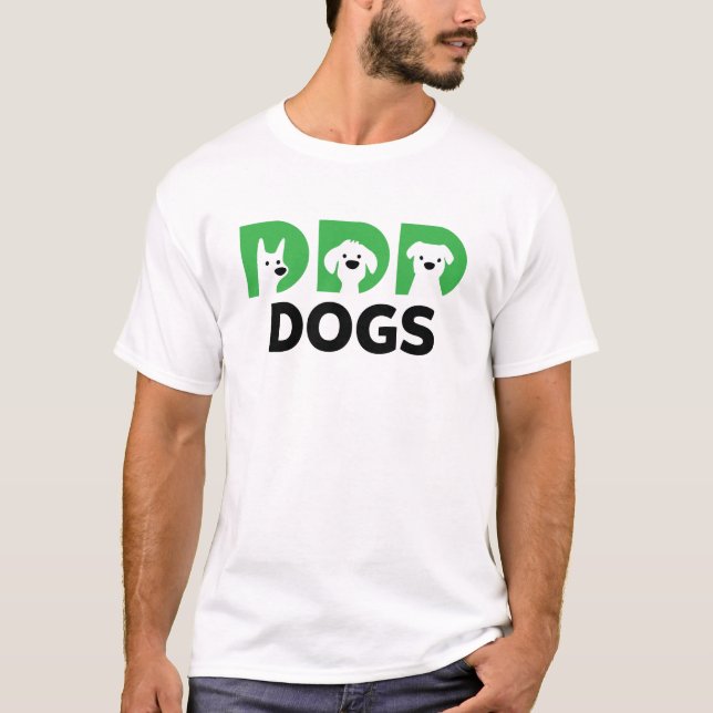 i KÄRLEK HUNDAR Tee (Framsida)