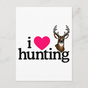 I Kärlek Hunting Vykort