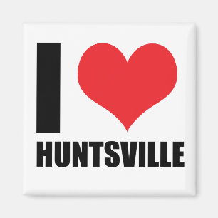 I kärlek Huntsville Magnet
