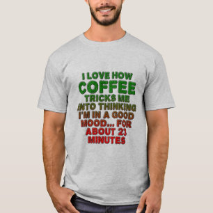 I kärlek hur kaffe trillar mig t shirt