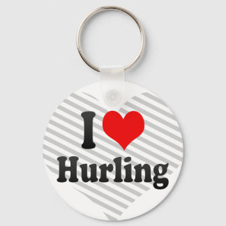 I kärlek Hurling Nyckelring