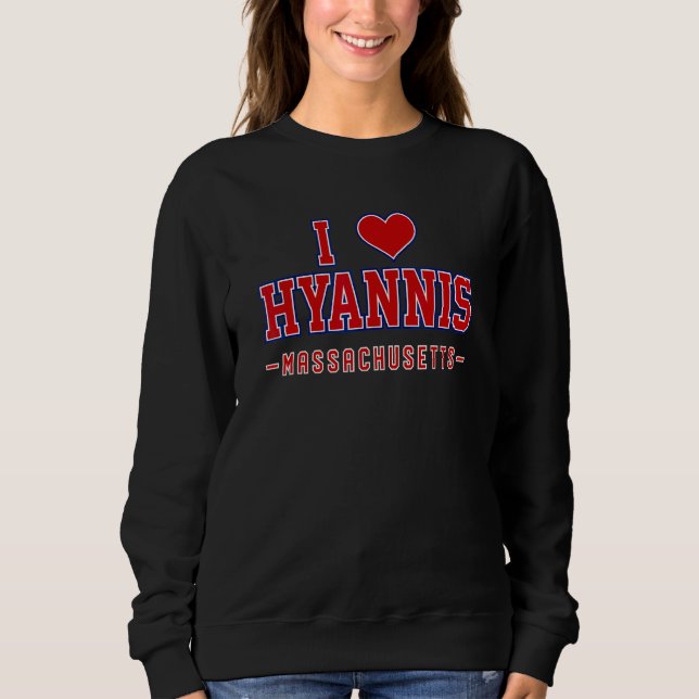 I Kärlek Hyannis Massachusetts T Shirt (Framsida)