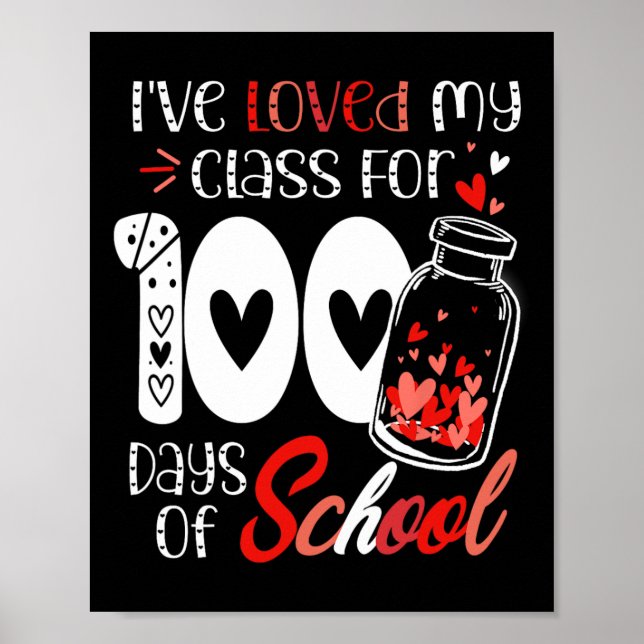 I kärlek i 100 dagars skollärare Valent Poster (Framsidan)
